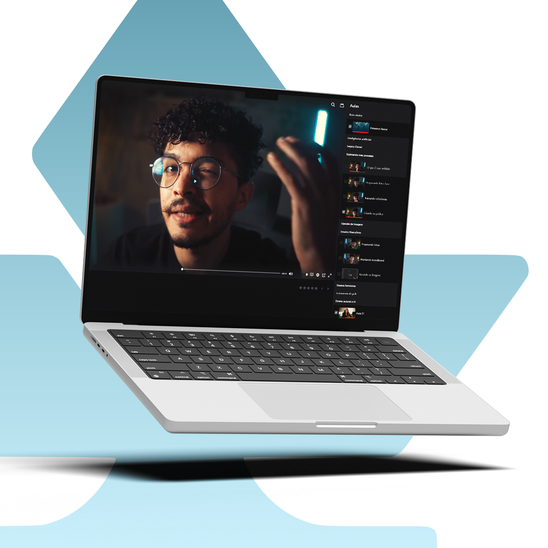 Mockup da Área de Membros